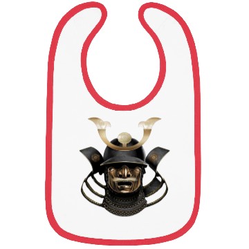 Discover Japanese Samurai Mask Design Bibs