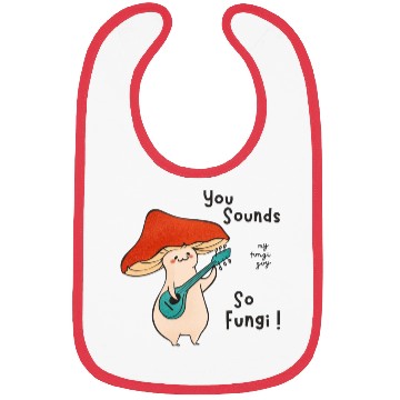 Discover funny mushroom farmer Bibs