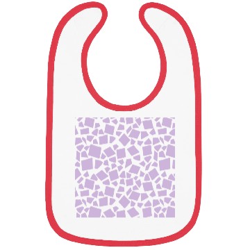 Discover Purple Geometry Pattern Bibs
