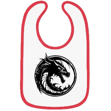 Discover Dragon Mythical Fantasy Serpent Bibs