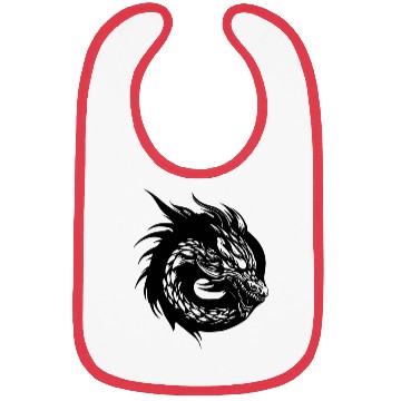 Discover Dragon Mythical Fantasy Serpent Bibs