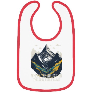 Discover Mountaineering Quote Vintage Mountain Bibs