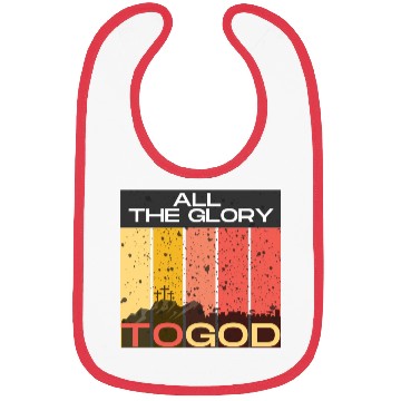 Discover All The Glory to God Bibs