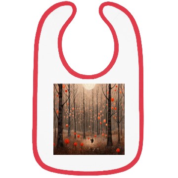 Discover Enchanted Whispers: Balloon-Leaved Symphony Bibs