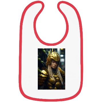 Discover Gilded Valor: The Empowered Warrior Bibs