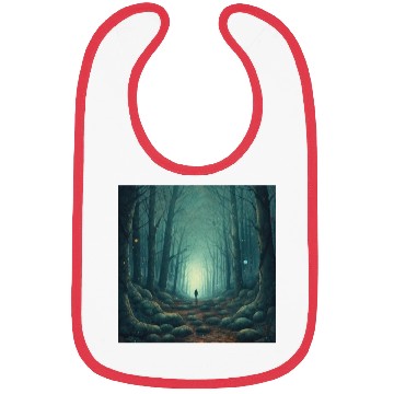 Discover Emerald Serenity: Twilight's Verdant Embrace Bibs