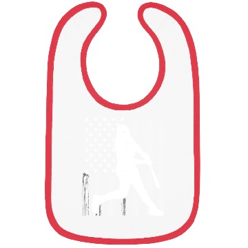 Discover American Flag Baseball Team Gift Bibs