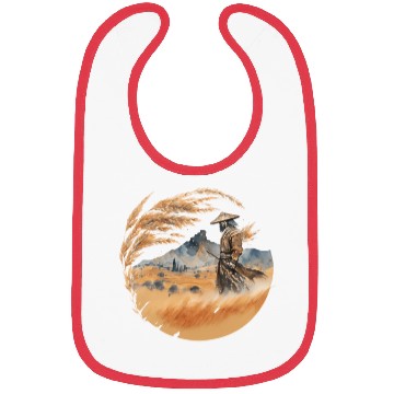 Discover Japan Samurai Retro Vintage Sword Warrior Bibs