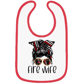 Discover Firefighter Fireman Glasses Bandana Flag Bibs