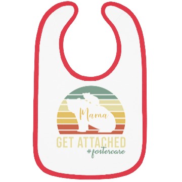 Discover Get Attached Foster Care Mom Mama Bear Cub Bibs