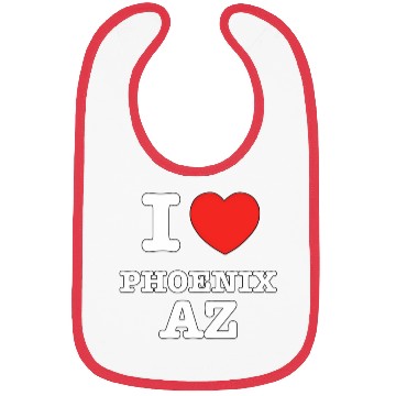 Discover I Heart Phoenix Arizonna Love Bibs