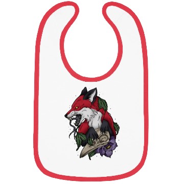 Discover wolf flower Bibs