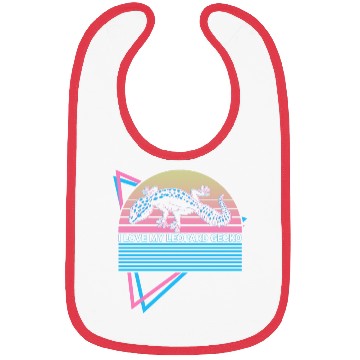 Discover Leopard Gecko Retro Bibs