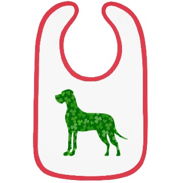Discover Great Dane St Patrickâ€™S Day Great Dane Saint Bibs