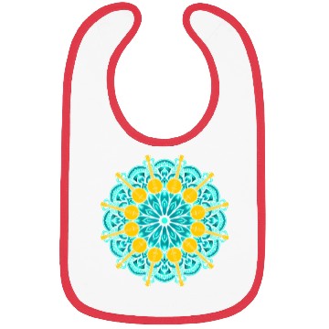 Discover Banjo Mandala Bluegrass Mindfulness & Nature Bibs