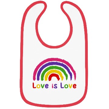 Discover Love is Love Bibs