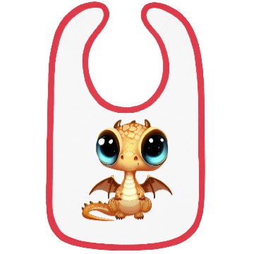 Discover Cute Baby Dragon Puppy Bibs