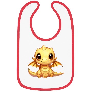 Discover Cute Dragon Reptile Bibs
