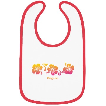 Discover Bagulo Philippines Hibiscus Souvenir Vacation Bibs