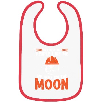 Discover Aerospace engineer we were on the moon rocket Bibs