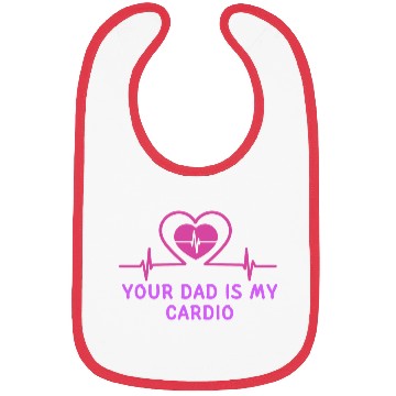 Discover Your Dad Is My Cardio 1 Bibs
