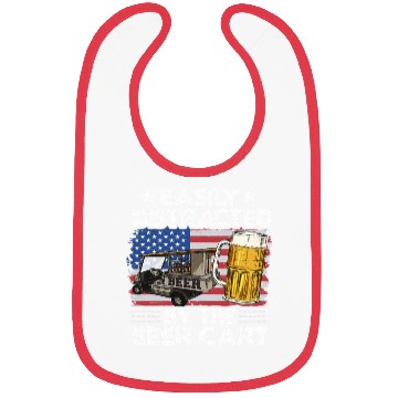 Discover Halloween Easily Distracted By The Beer Cart Golf Bibs
