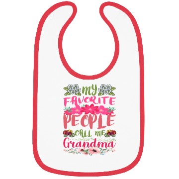 Discover My Favorite People Call Me Grandma Bibs