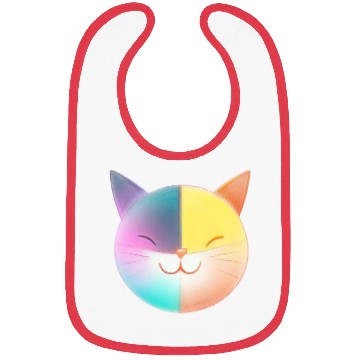Discover A cat smiling Bibs