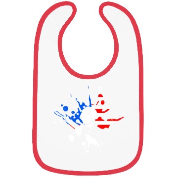 Discover Merica George Washington Independence Day Bibs