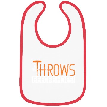 Discover Funny Throws Before Hoes Disc Golf Bibs