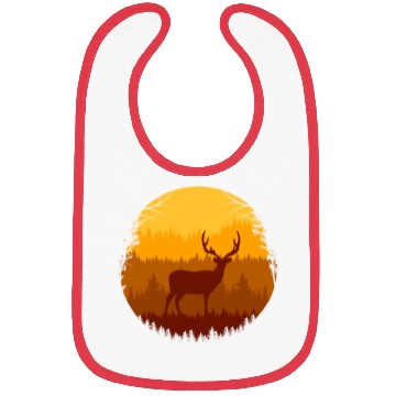 Discover Autumn Forest And Deer Bibs