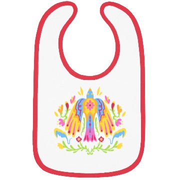 Discover Otomi Colorful Mexican Bird Bibs