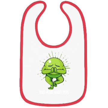 Discover Peas Find Your Inner Peas Funny Vegetable Pun Bibs