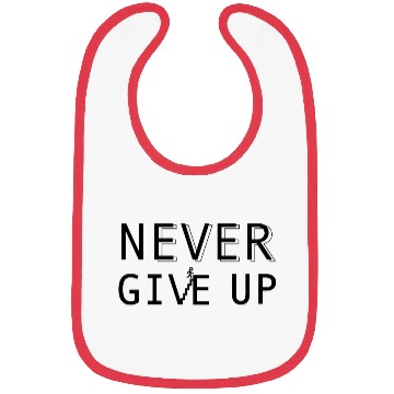 Discover Never Give Up Bibs