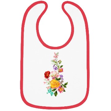 Discover splash flowers,blossom Bibs