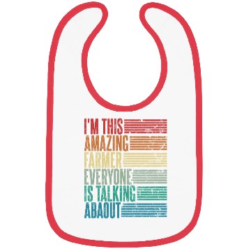 Discover Vintage Farmer Profession Gift Retro Bibs