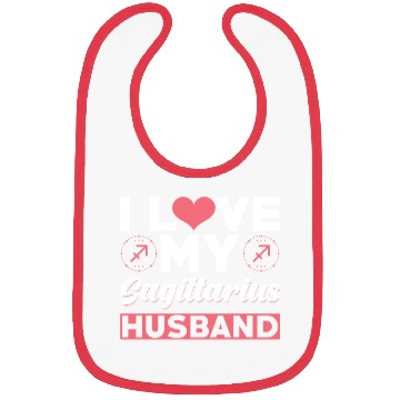 Discover I love my Sagittarius Husband Bibs