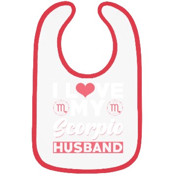 Discover I love my Scorpio Husband Bibs