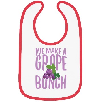 Discover We Make Grape Bunch Bibs