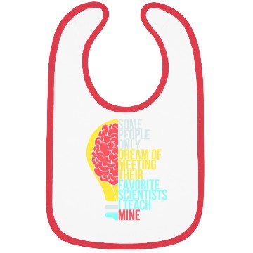 Discover Science Teacher Funny Sayings Bibs