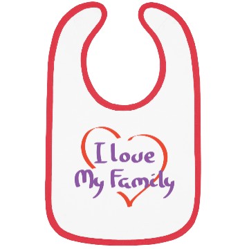 Discover I Love My Family Reunion Relatives Sarcastic Bibs