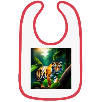 Discover Tiger in Jungle Bibs