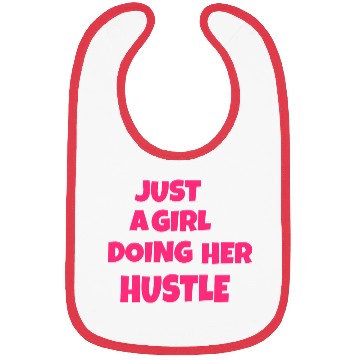 Discover Just a girl doing her hustle green Bibs