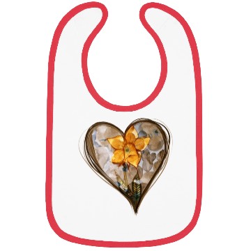 Discover Spring Daffodil Springtime Bibs
