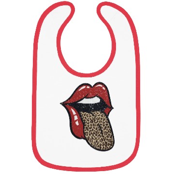 Discover Leopard in Tongue Bibs