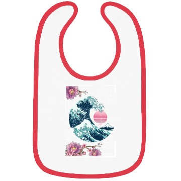 Discover Vaporwave Synthwave 80'S Japan Japanese Great Bibs