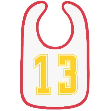 Discover Yellow Number 13 Team Junior Sports Numbered Bibs