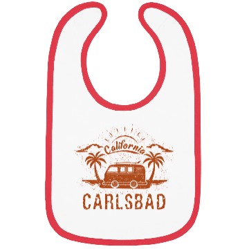 Discover Carlsbad Ca California Surfing Beach Bibs