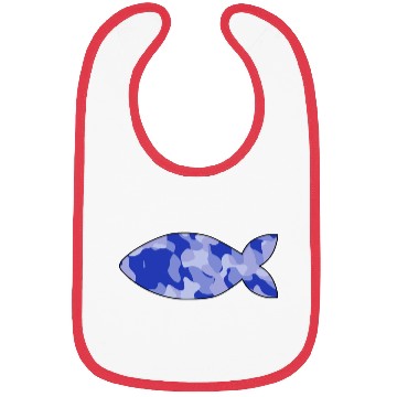 Discover Fish blue camo Bibs