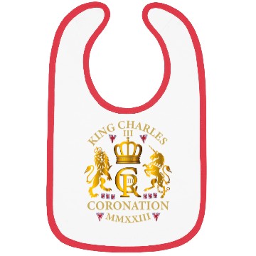 Discover King Charles Iii British Monarch Royal Coronation Bibs